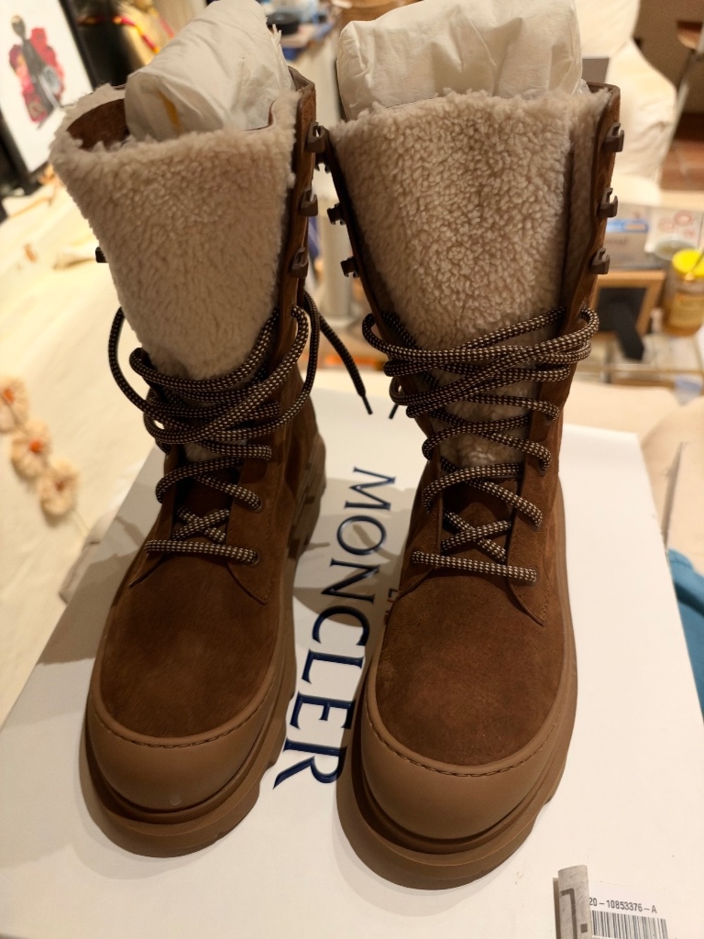 MONTCLER Vera High Boots NWT